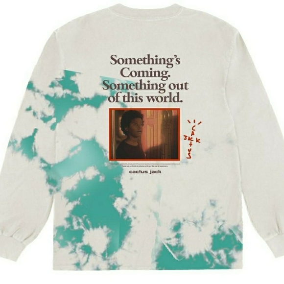 Travis Scott Somethings Coming LS T-Shirt - Picture 2 of 4